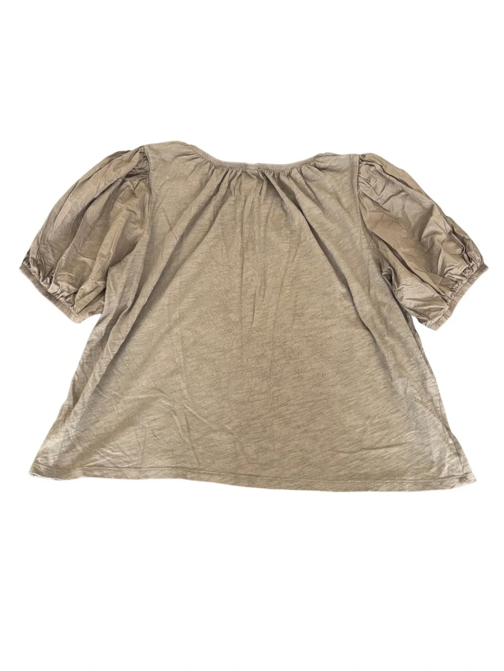 Old Navy Women's Short-Sleeve Puff-Sleeve Slub-Knit Top